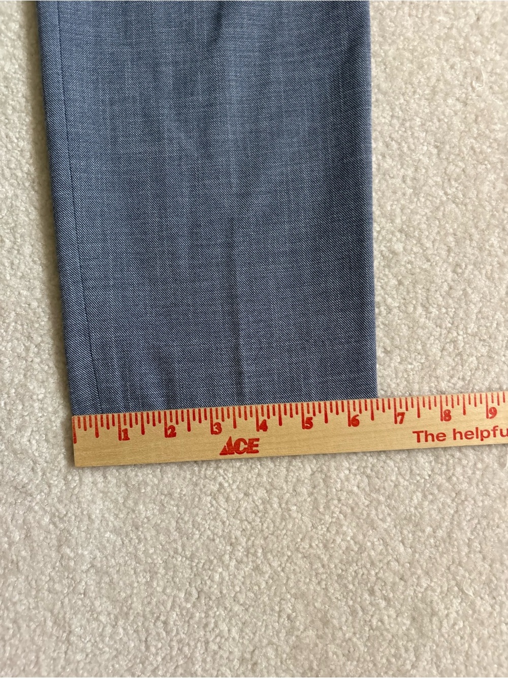 Talbots Hampshire Ankle Pants Chambray Size 6 - Picture 12 of 14